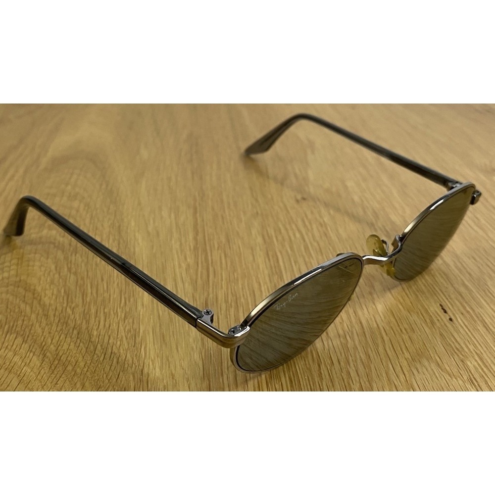Vintage B&L Ray-Ban USA W2319 Sunglasses Oval G15 Lens John Lennon Silver Gray - Picture 2 of 16